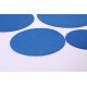 Klangschalenpad aus Merino-Wollfilz 25 cm in Blau