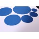 Klangschalenpad aus Merino-Wollfilz 8 cm, blau