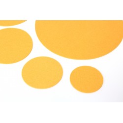 25 cm Klangschalen-Pad aus Merino-Wollfilz, gelb, ab € 9,50
